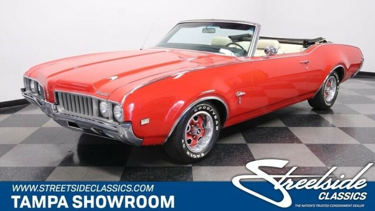 NUMBERS MATCHING ROCKET 350 V8 TH350 P/S P/B POWER TOP FRONT DISC SWEET 1969 Oldsmobile Cutlass S Convertible
