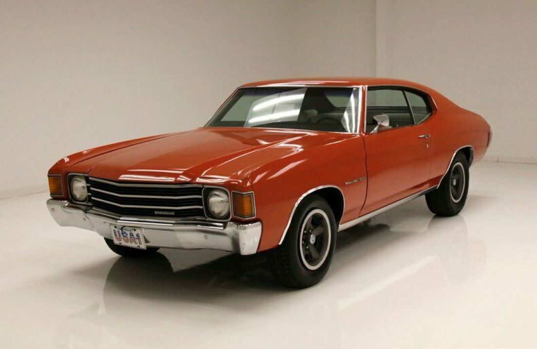Numbers Matching/350ci V8 4 BBL/TH350 Auto/Nice Example 1972 Chevrolet Chevelle Malibu