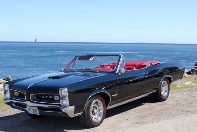 Numbers Matching/Colors Matching 1966 Pontiac GTO Convertible - added Tri-Power 1966 Pontiac GTO Convertible