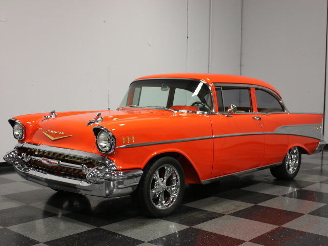 NUT & BOLT, FRAME-OFF RESTOMOD, PUNCHED OUT 383 V8, 700R4, 4-DISCS, R134 A/C!! 1957 Chevrolet Bel Air/150/210 Restomod