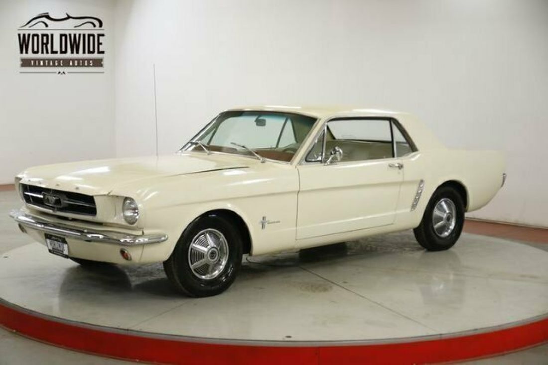 Off White Straight 6 Original Miles 1965 Ford Mustang
