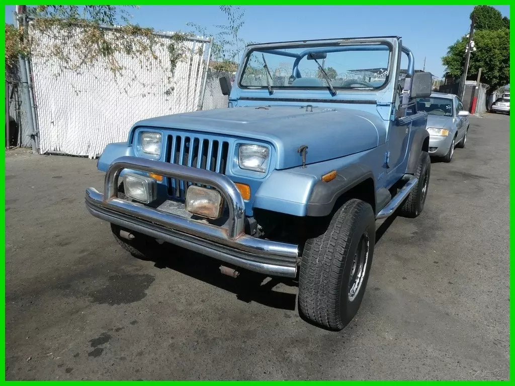 (OHW) 1988 Jeep Wrangler 4x4 4.2 L 6 Cylinder NO RESERVE 1988 Jeep Wrangler