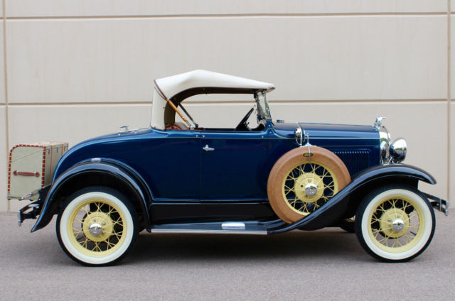 Old 1931 Henry Ford Model A Deluxe Roadster Convertible Rumble Oldtimer BOS only 1931 Ford Model A Model A Deluxe Roadster
