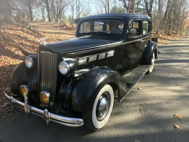 OLD 1937 PACKARD 120C BARN FIND SURVIVOR LOW ORIGINAL MILES 1937 Packard Deluxe Eight