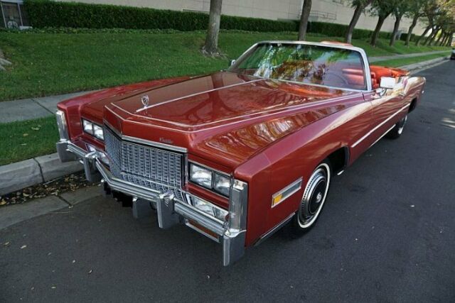 OLD 1976 CADILLAC ELDORADO CONVERTIBLE ORIGINAL 956 MILES BARN FIND SURVIVOR 1976 Cadillac Eldorado Deluxe Convertible