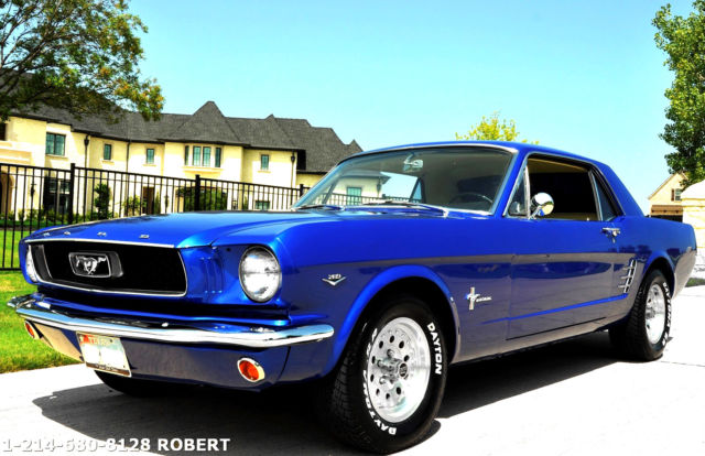 1965 Ford Mustang 289 V8 Electric Blue Pearl ONLY 10K MILES - photo 2