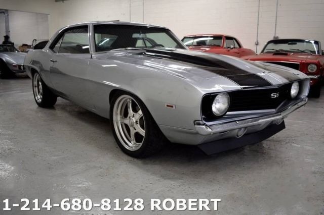 1969 Chevrolet Camaro SS 454 V8 1,369 Miles Silver Coupe V8 7.4L Automat - photo 2