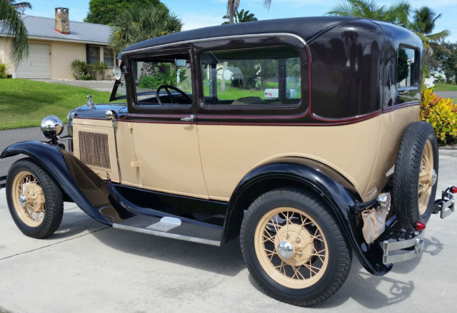Older Restoration, well maintained inside and out, runs great! 1930 Ford Model A Tudor