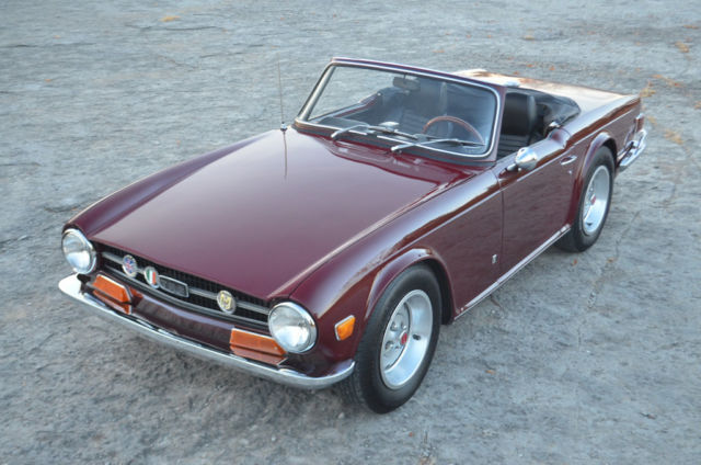 OLDER RESTORED EARLY TR6 with OVERDRIVE TIGHT RUN and DRIVE! 1969 Triumph TR-6