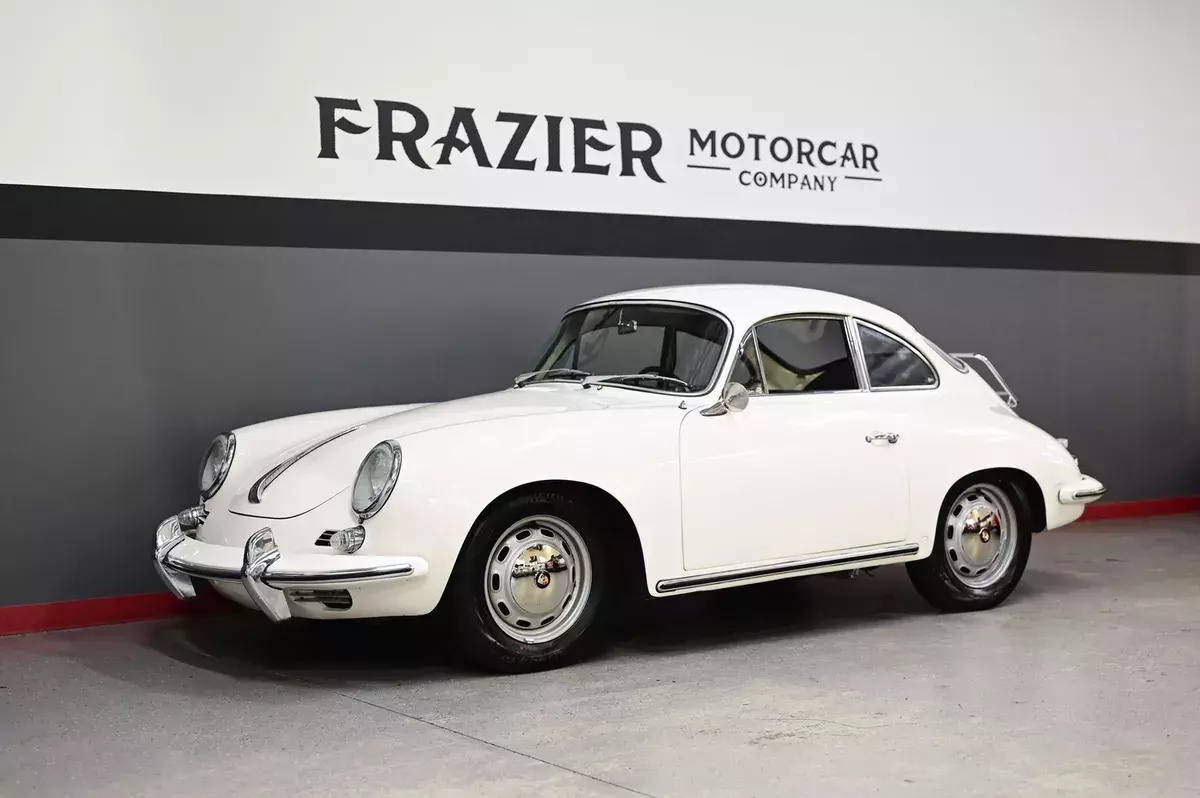 OLDER SOLID RESTORATION BY 356 RESTORE white/black "C" Coupe 1964 Porsche 356 C Coupe