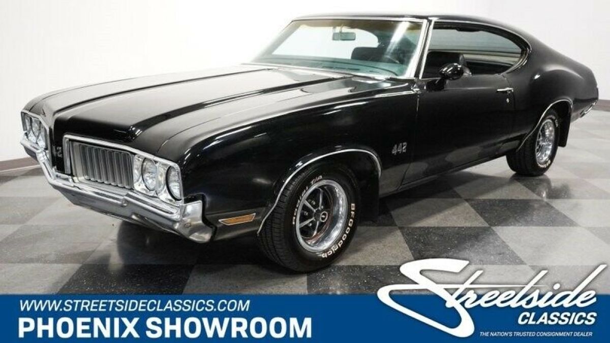 Olds 4-4-2 V8 Auto Classic Vintage Collector Black Muscle Original Match 1970 Oldsmobile 442