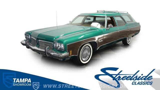 OLDS 455 V8 TH400 AUTO COLD A/C LOADED WITH POWER OPTIONS ORIGINAL COLORS 1973 Oldsmobile Custom Cruiser