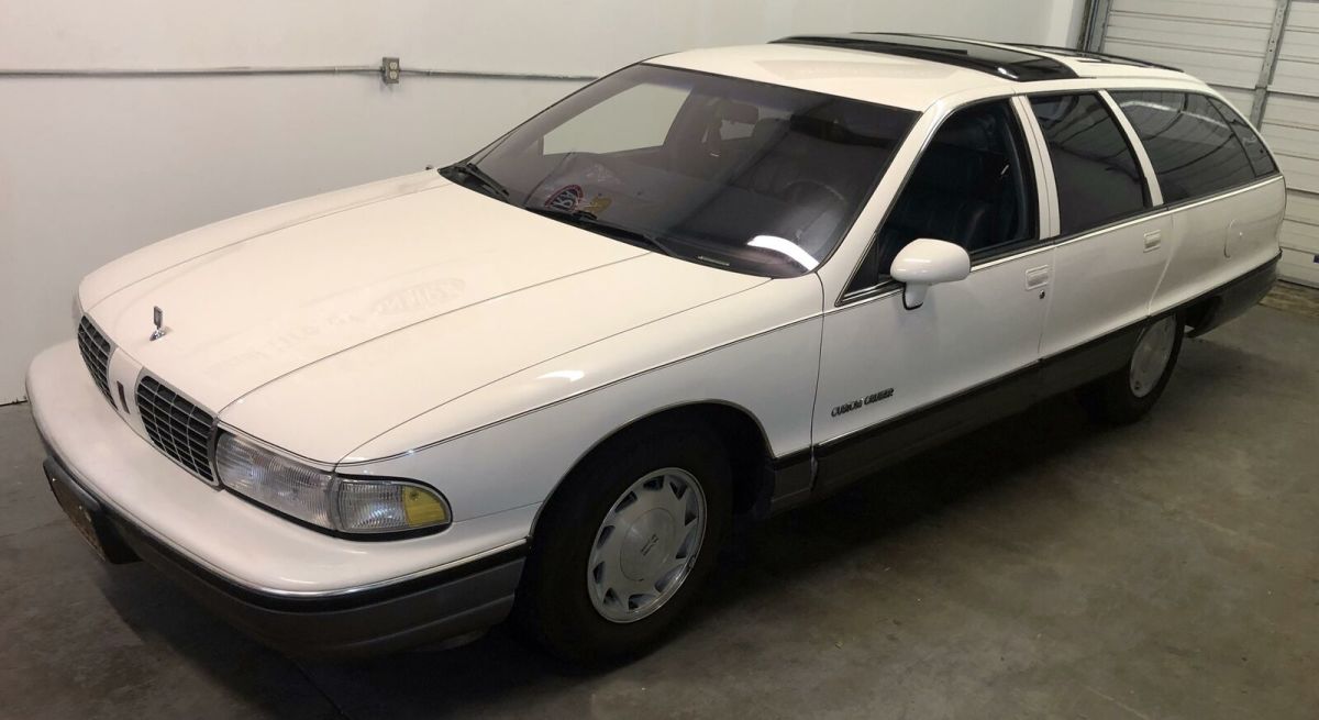 Olds Custom Cruiser 1 Owner Arizona 3 row Way Back Wagon Rare 5.7 power Leather 1992 Oldsmobile Custom Cruiser 3 rows way 5.7L World Wide Shipping