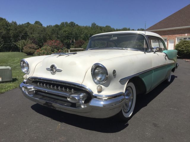 OLDS SUPER 88 ALL ORIGINAL UNRESTORED 54,434 MILE SURVIVOR POWER STEERING BRAKES 1955 Oldsmobile Eighty-Eight OLDS 88 ALL ORIGINAL LOW MILES UNRESTORED SURVIVOR