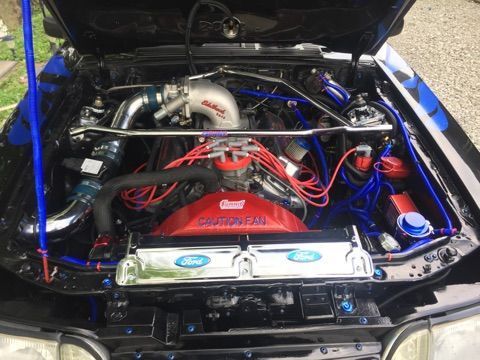1990 Ford Mustang Blue and black - photo 10