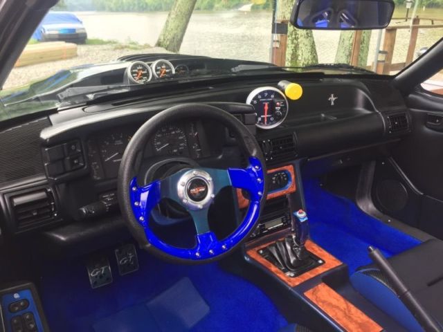 1990 Ford Mustang Blue and black - photo 13