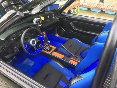 1990 Ford Mustang Blue and black - photo 5