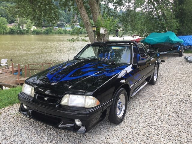 1990 Ford Mustang Blue and black - photo 8