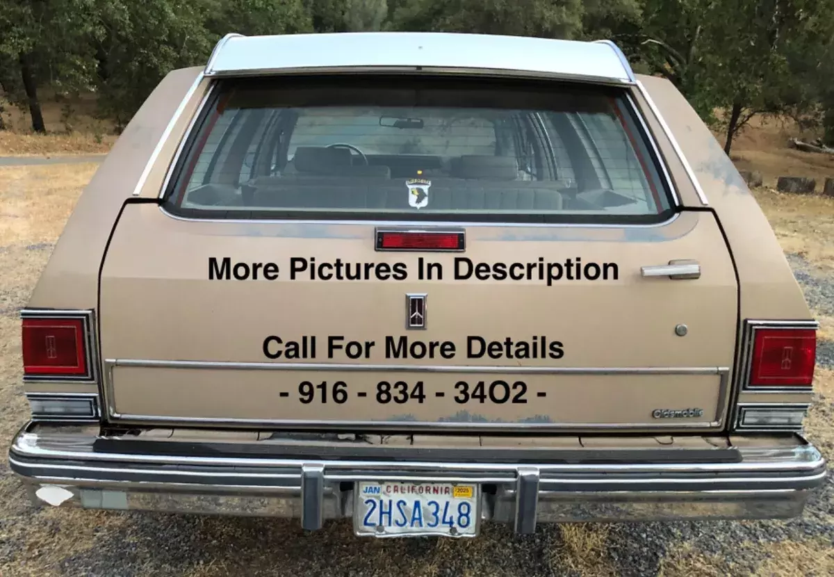 One Family Owned Since NEW 1987 Oldsmobile Custom Cruiser Wagon RUST FREE CALIFORNIA CAR W/ ORIG PAINT