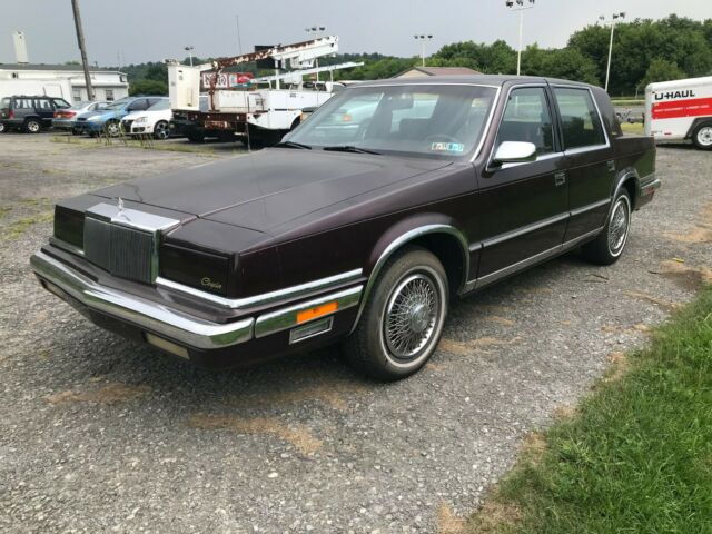 One Family Ownership - Clean As A Whistle - NO RESERVE!! 1988 Chrysler New Yorker