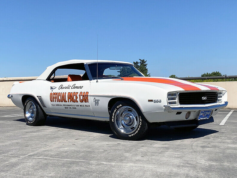 One of 3,675 produced. 396-350 HP engine. 1969 Chevrolet Camaro SS/RS Indy 500 Pace Car Convertible