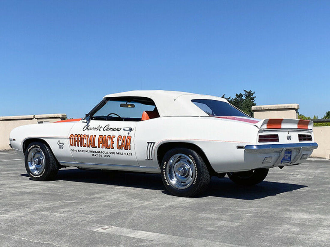 1969 Chevrolet Camaro SS/RS Indy 500 Pace Car Convertible - photo 7