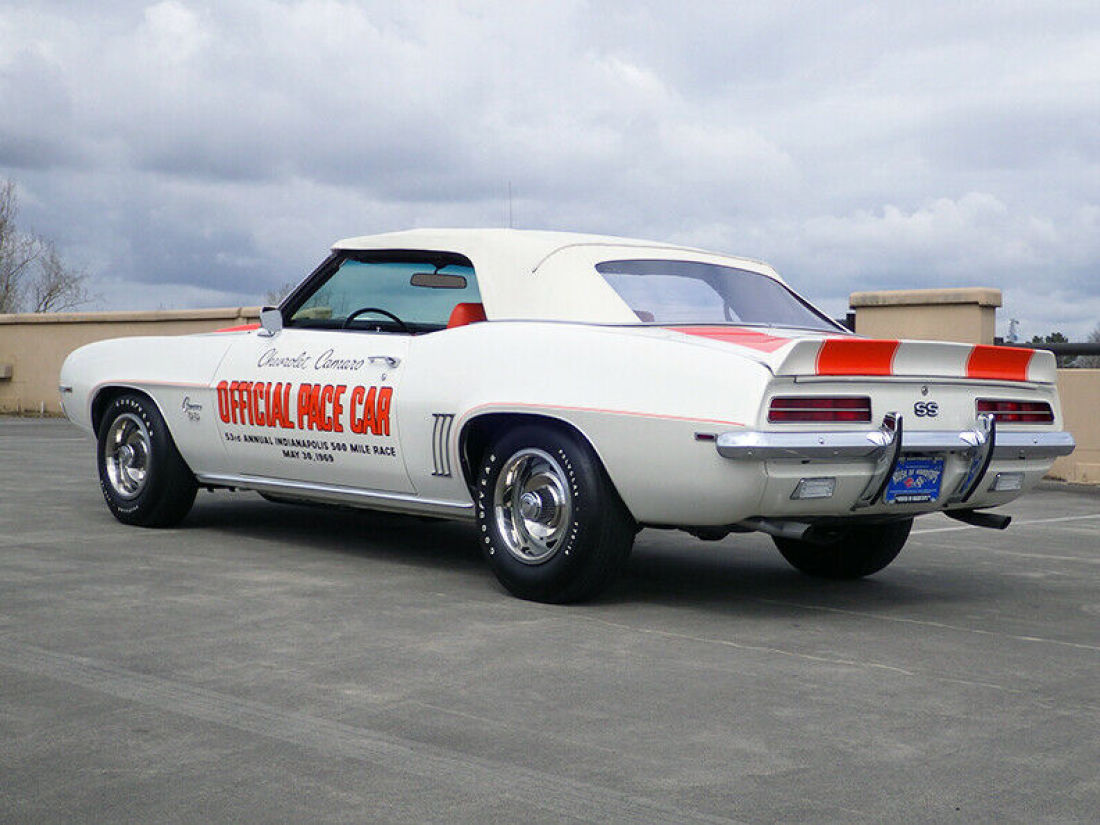 1969 Chevrolet Camaro SS/RS 396 Indy 500 Pace Car Convertible - photo 7