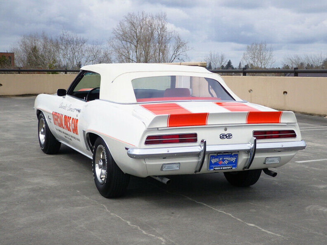 1969 Chevrolet Camaro SS/RS 396 Indy 500 Pace Car Convertible - photo 8