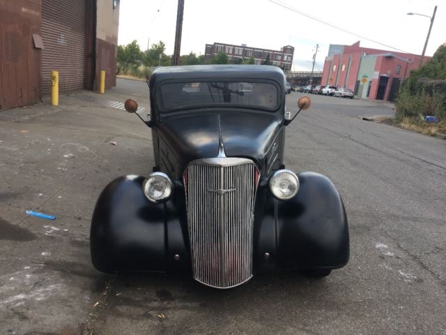 1937 Chevrolet Custom built pick up with xtra cab Black & chrome - photo 4