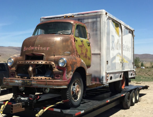One of a kind 1954 Chevy Cab Over Budweiser Delivery Truck 1954 Chevrolet 5700 COE