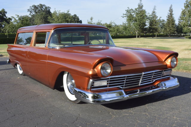 ONE OF A KIND - 1957 FORD RANCHWAGON – COVER CAR ROD and KULTURE 1957 Ford Other CUSTOM RANCH