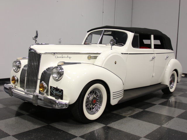 ONE-OF-A-KIND, RARE BUILT TO MODERN STANDARD, 5.7L V8, AUTO, DISCS, A/C, LOADED! 1941 Packard 160 Convertible