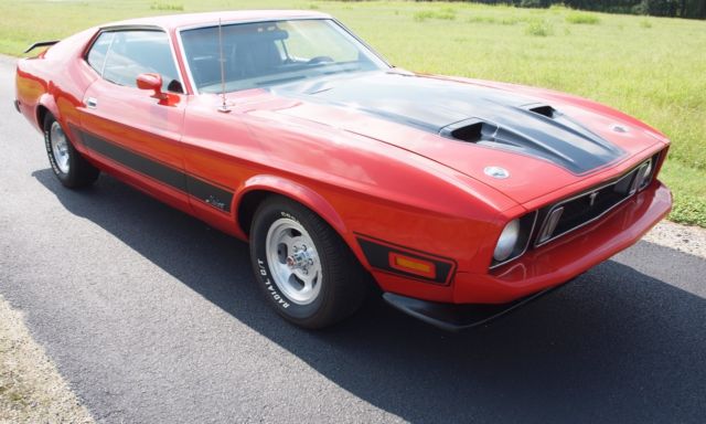 ONE OF ONE Mach 1, Q code 351. RARE 4 speed with AC combination 1973 Ford Mustang