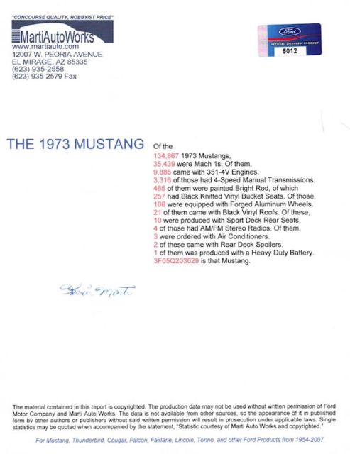 1973 Ford Mustang - photo 2