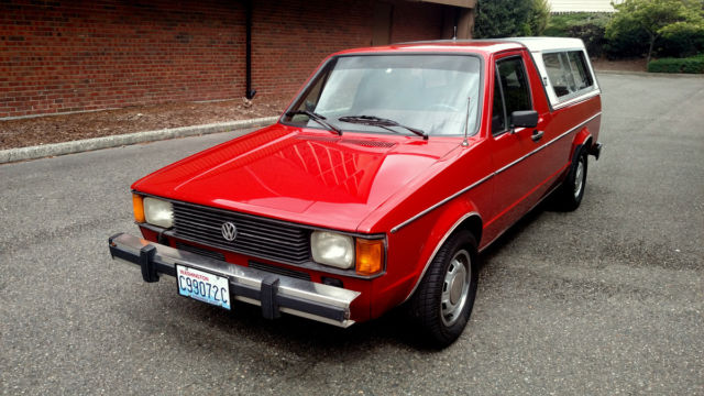One Owner-1981 VW Caddy Pickup - All Original inc. paint 1981 Volkswagen Rabbit LX Caddy