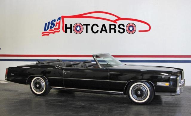 One Owner - 675 Original Miles - Triple Black 1976 Cadillac ElDorado Convertible 1976 Cadillac Eldorado --