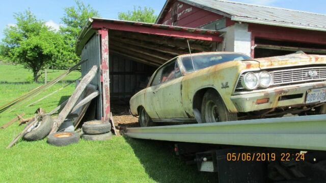 one owner barn find, paper work, 396-325hp power glide, matching #'s project car 1966 Chevrolet Chevelle SS
