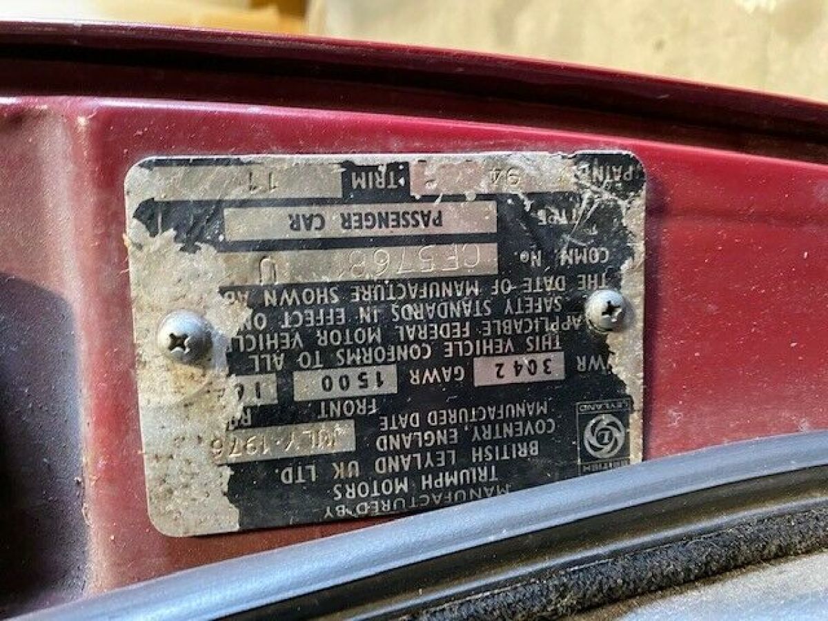 1976 Triumph TR-6 - photo 5