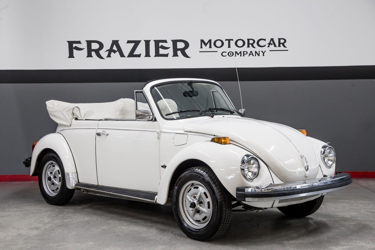 ONE OWNER NASHVILLE TN VW CONVERTIBLE with straight body and nice factory gaps 1979 Volkswagen Beetle Convertible