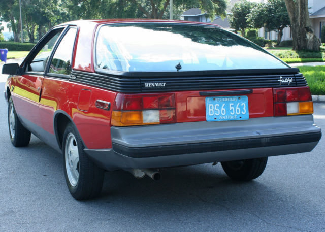 ONE OWNER ORIGINAL SURVIVOR - 1982 Renault Fuego Turbo Coupe - 35K ORIG MI 1982 Renault Other FUEGO TURBO - ONE OWNER - 35K MILES