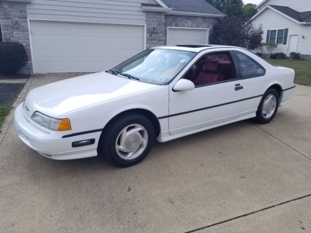 ONE OWNER!! Oxford White 1989 Ford Thunderbird Super Coupe 29K Original Miles!! 1989 Ford Thunderbird Super Coupe
