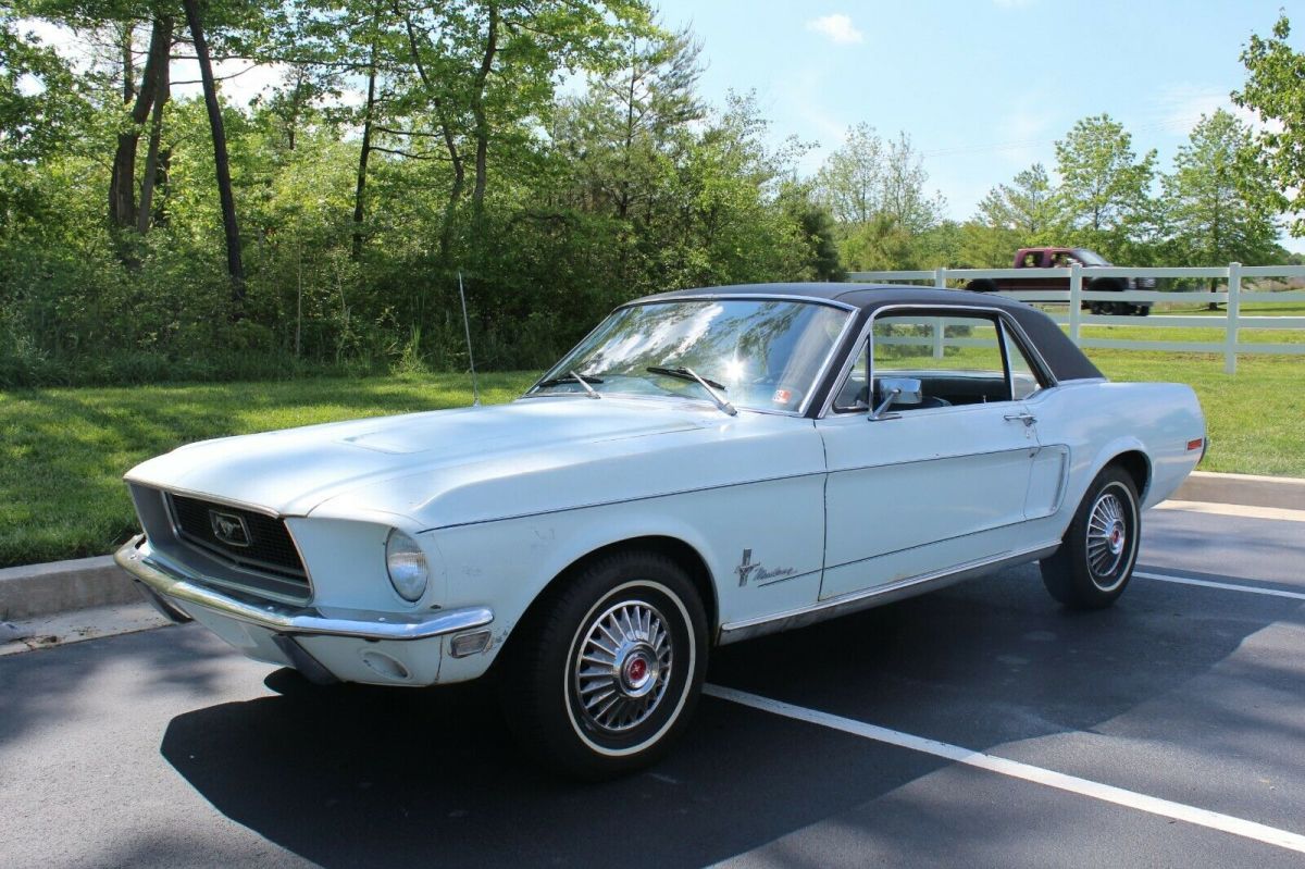 One owner until 2019. Survivor Original -289 -Auto-P.S.-Marti Report-Good driver 1968 Ford Mustang