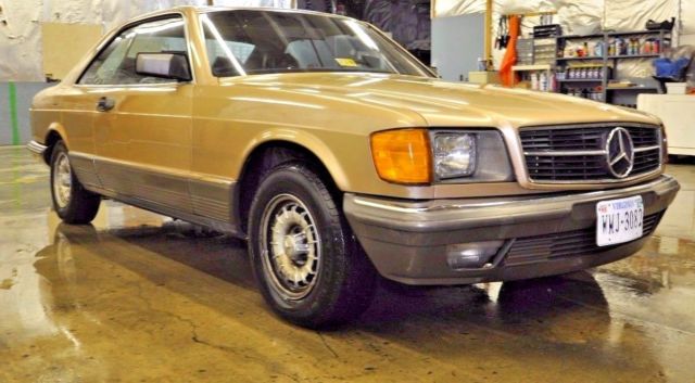 One Owner Who was a SPY Bought New in 1985 Imported 1987 HOT Mercedes 500SEC 1980 Mercedes-Benz S-Class 500 SEC