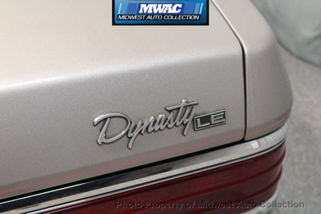 1988 Dodge Dynasty ONE OWNER ONLY 55K MLS RUNS GOOD CLASSIC - photo 9