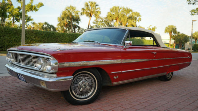 ONLY 28,565 MILES, UNTOUCHED, ALL ORIGINAL, BEAUTIFUL CAR!!!!!!!!!!!!!!!!!!!!!!! 1964 Ford Galaxie GALAXIE 500 XL CONVERTIBLE WELL MAINTAINED!!!!!!!!