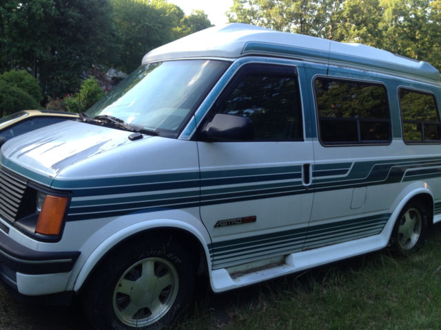 Only 34K on New 4.3L V6 Engine! Automatic, RWD, Captains' Chairs, Bed, Loaded 1994 Chevrolet Astro LT Hightop Conversion Custom Extended Cargo Van LS