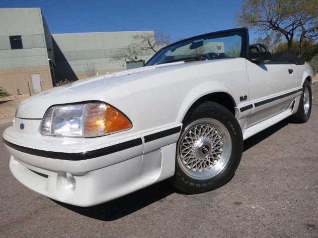 Only 3,573 Actual Miles 5.0L V8 5spd Fox Body 1986 1988 1989 1990 1991 1992 1993 1987 Ford Mustang GT Convertible