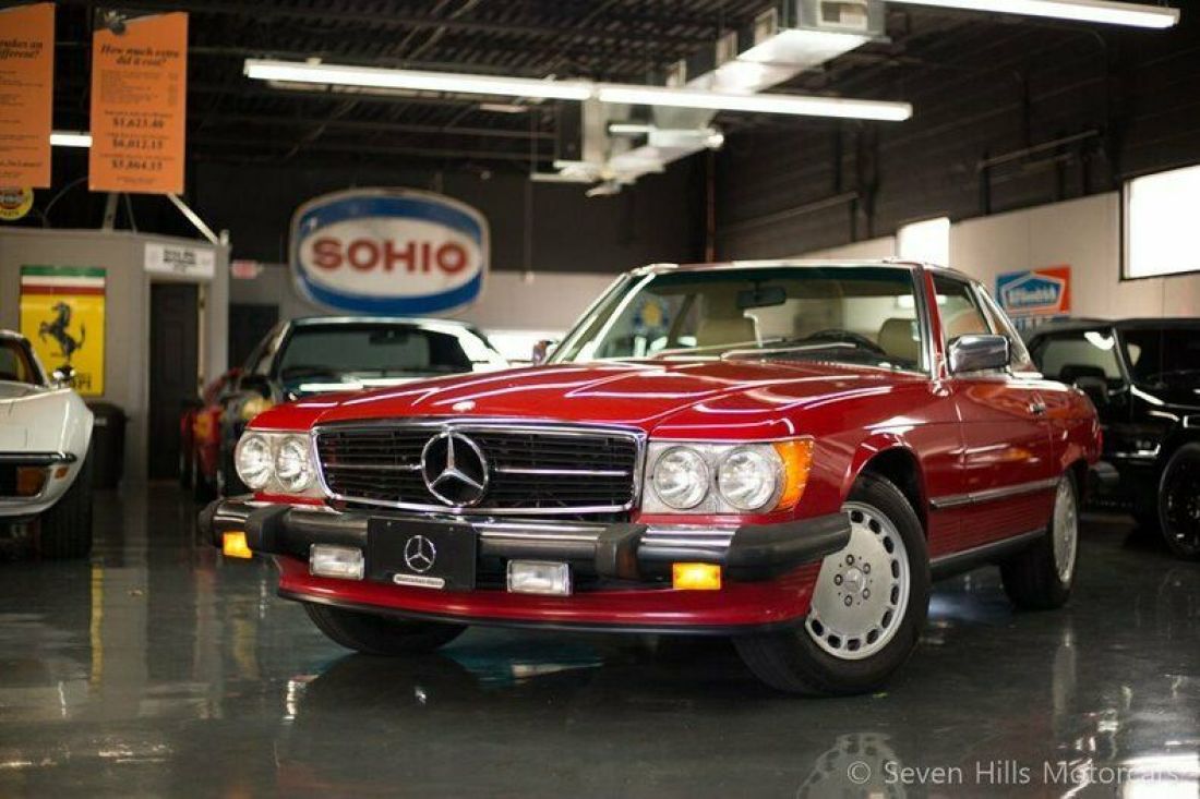 1987 Mercedes-Benz SL-Class 560 SL, Both Tops