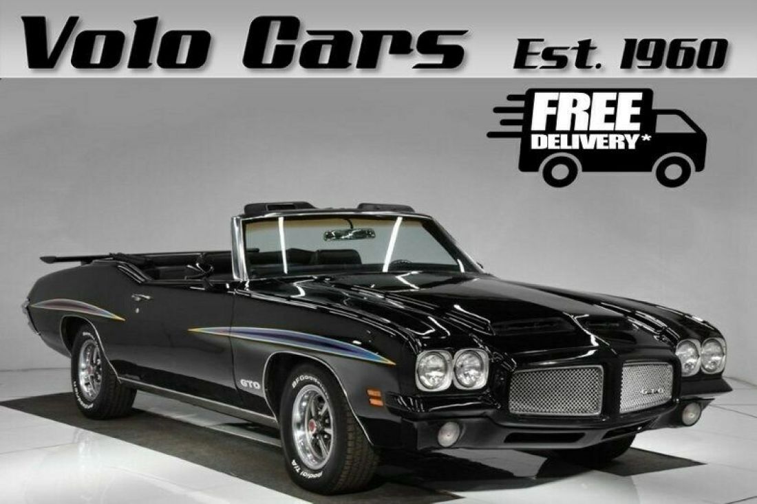 Only 678 convertibles made! Loaded, PHS docs. 1971 Pontiac GTO