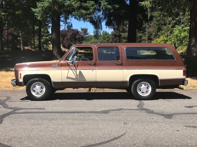 ONLY 70K MILES 1979 CHEVROLET SUBURBAN 3/4 TON 7.4L 454 All Original 1-Owner 1979 Chevrolet Suburban